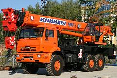 Автокран Клинцы КС-65719-3К-1 вездеход — автокран в аренду