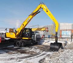 картинка Колесный грейферный экскаватор JCB JS 200w