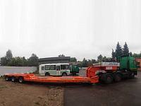 Трал корыто с передним заездом 3 оси 45 тонн 14 м