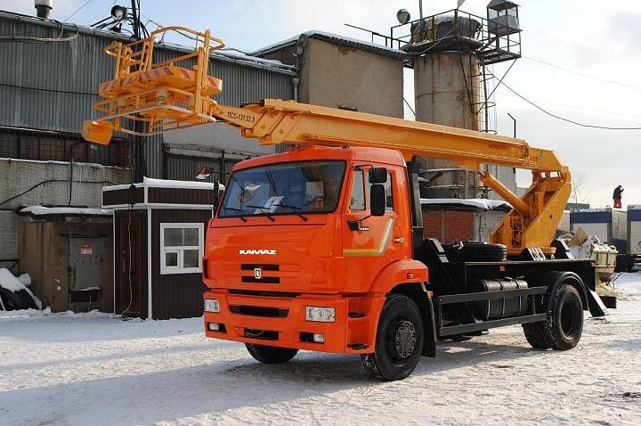 картинка Автовышка  КамАЗ АПТ-22