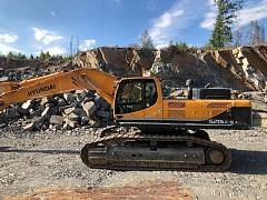 картинка Гусеничный экскаватор с вибропогружателем Hyundai R520LC-9