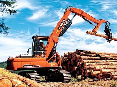Лесоукладчик Doosan DX225LL