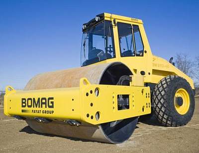 Аренда грунтового катка Bomag BW