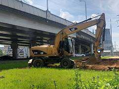 картинка Колесный экскаватор Caterpillar M318F