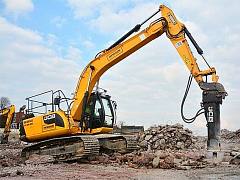 картинка Экскаватор гусеничный с гидромолотом JCB JS 200