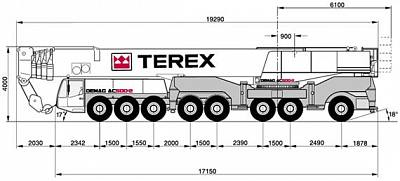 Аренда автокрана Terex-Demag AC