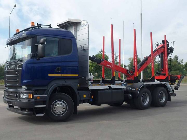 картинка Лесовоз Scania R500