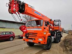 Автокран КАМАЗ КС 55713-5К-3 вездеход 25 тонн — автокран в аренду