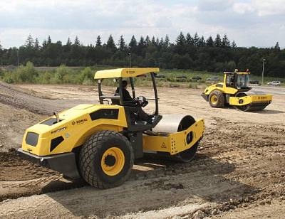 Аренда грунтового катка Bomag BW